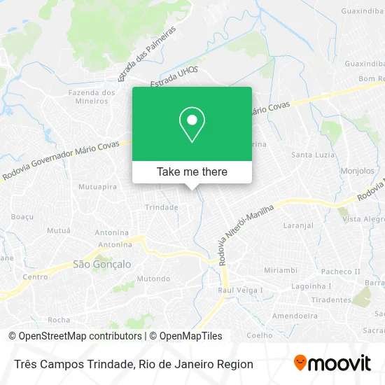 Três Campos Trindade map