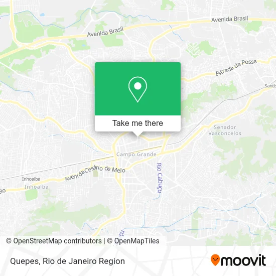 Quepes map