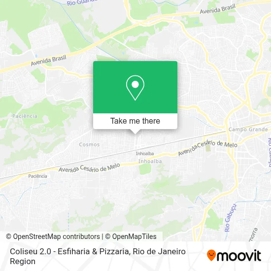 Coliseu  2.0 - Esfiharia & Pizzaria map