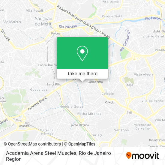 Academia Arena Steel Muscles map