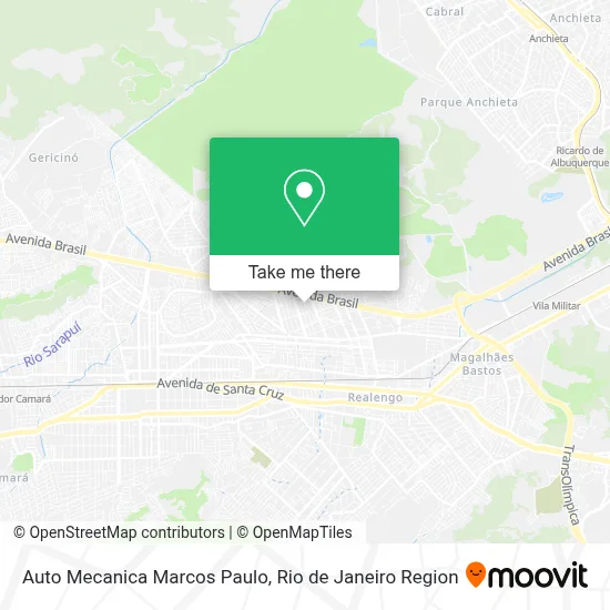 Auto Mecanica Marcos Paulo map