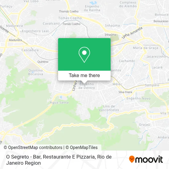 O Segreto - Bar, Restaurante E Pizzaria map