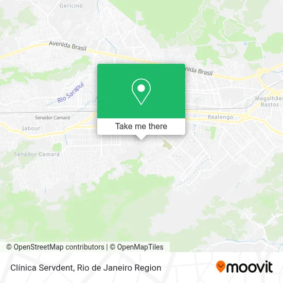 Clínica Servdent map