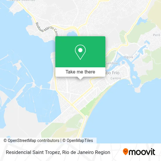 Residencial Saint Tropez map