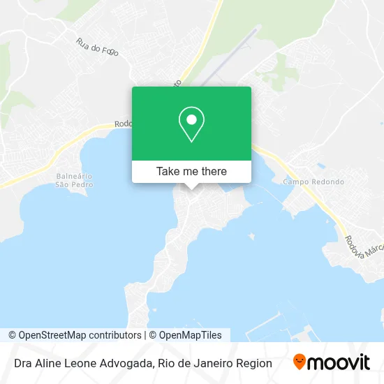 Dra Aline Leone Advogada map