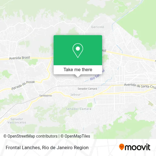 Frontal Lanches map