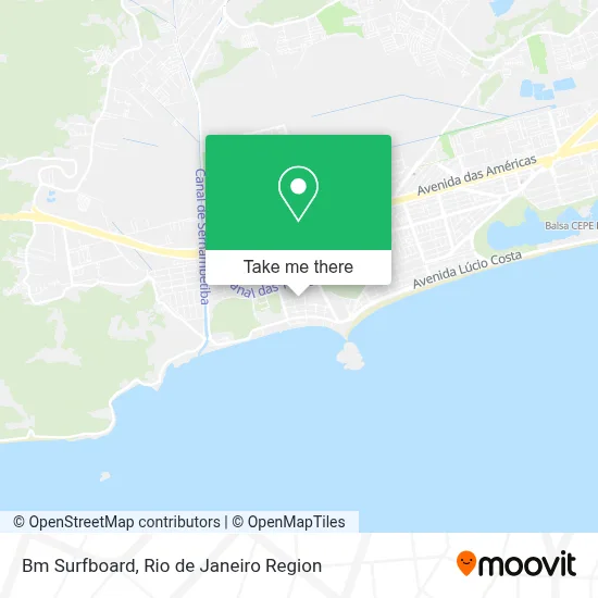 Bm Surfboard map