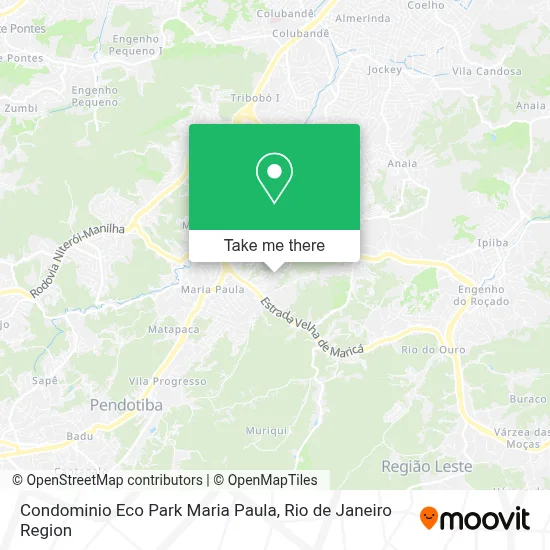 Condominio Eco Park Maria Paula map