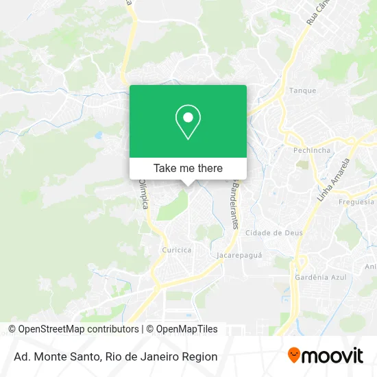Ad. Monte Santo map