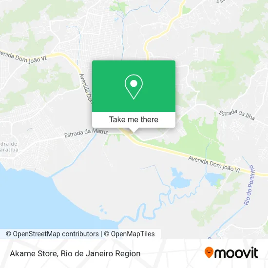Akame Store map
