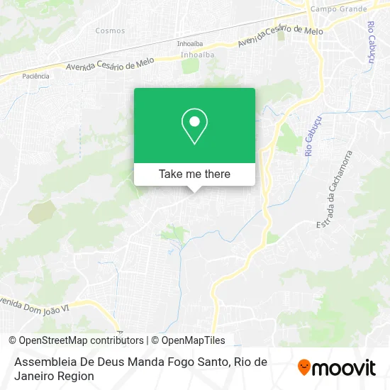 Assembleia De Deus Manda Fogo Santo map