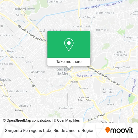 Sargento Ferragens Ltda map
