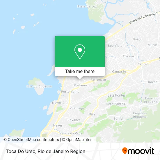 Toca Do Urso map