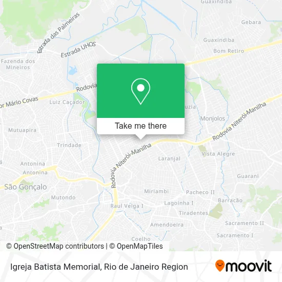 Igreja Batista Memorial map