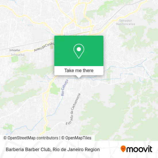 Barberia Barber Club map