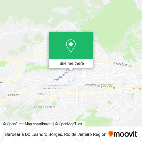 Barbearia Do Leandro Borges map