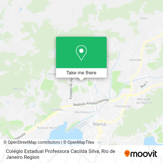 Colégio Estadual Professora Cacilda Silva map
