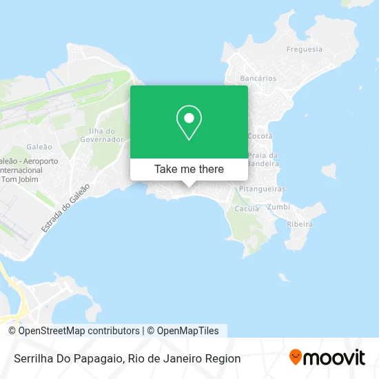 Serrilha Do Papagaio map