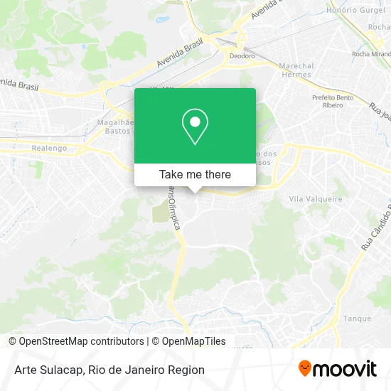 Arte Sulacap map