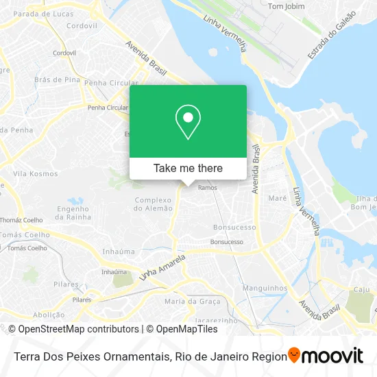 Terra Dos Peixes Ornamentais map