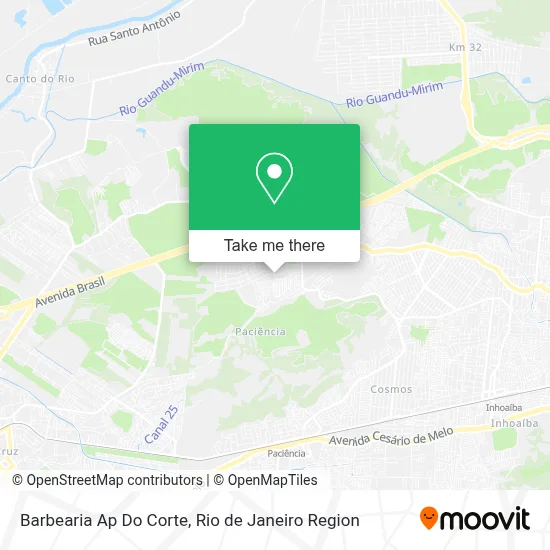 Barbearia Ap Do Corte map