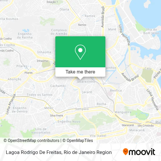 Lagoa Rodrigo De Freitas map