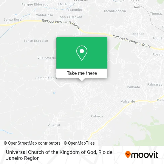 Igreja Universal Do Reino De Deus map