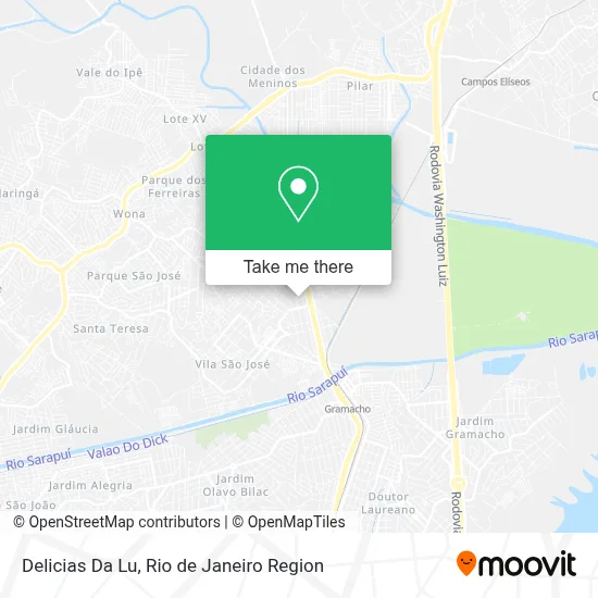 Delicias Da Lu map