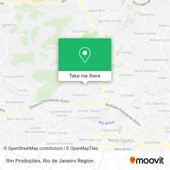 Rm Produções map