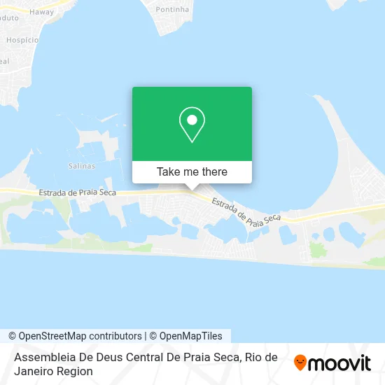 Assembleia De Deus Central De Praia Seca map