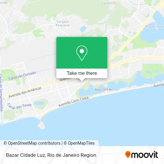 Bazar Cidade Luz map
