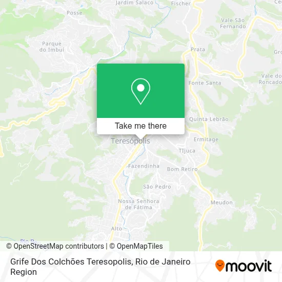 Grife Dos Colchões Teresopolis map