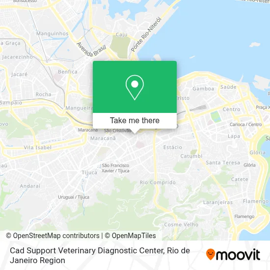 Cad Support Veterinary Diagnostic Center map