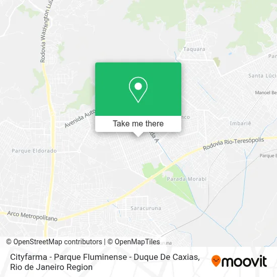 Cityfarma - Parque Fluminense - Duque De Caxias map
