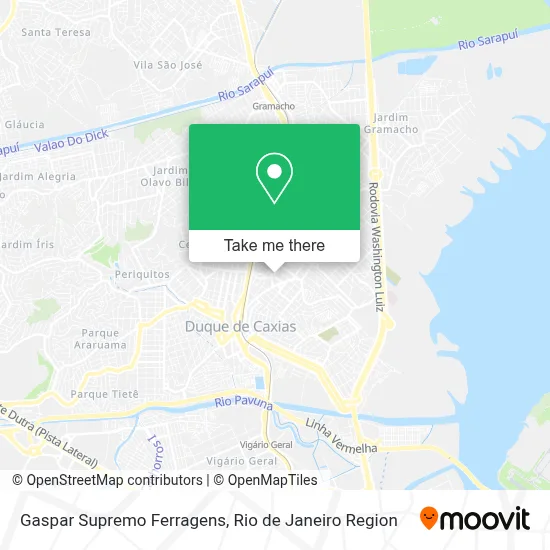 Gaspar Supremo Ferragens map