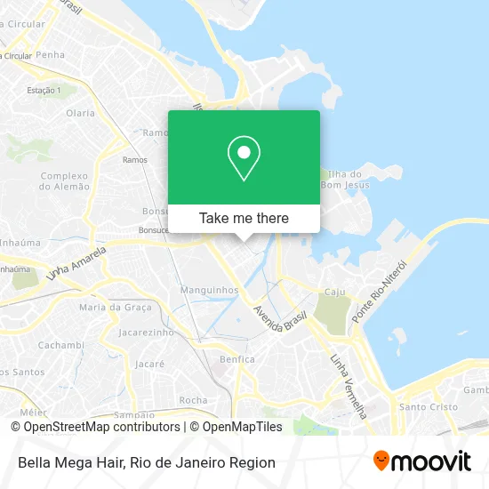 Bella Mega Hair map