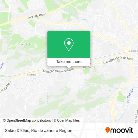 Salão D'Ellas map