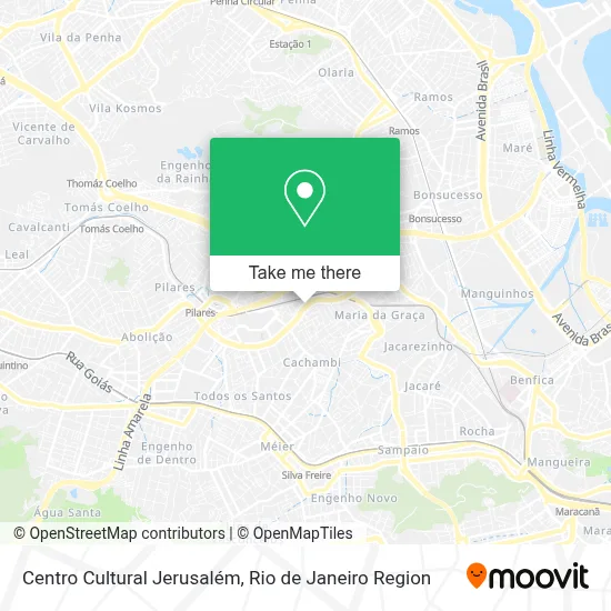 Centro Cultural Jerusalém map