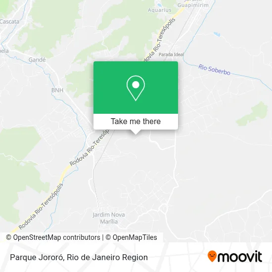 Parque Jororó map