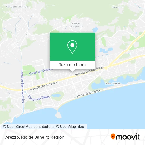 Arezzo map