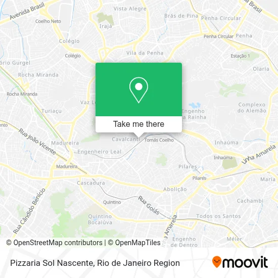 Pizzaria Sol Nascente map
