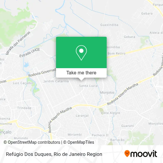 Refúgio Dos Duques map