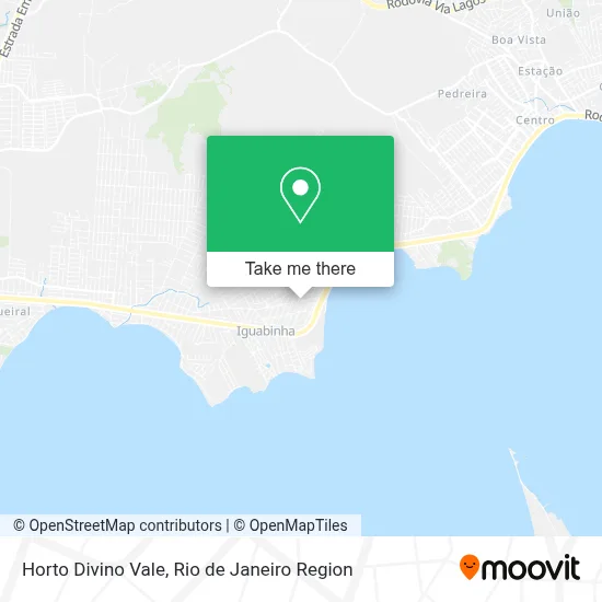 Horto Divino Vale map