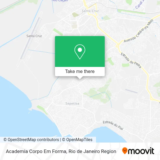 Academia Corpo Em Forma map