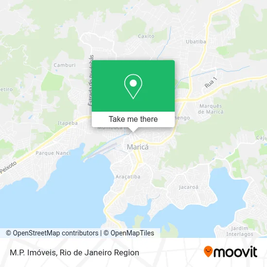 M.P. Imóveis map