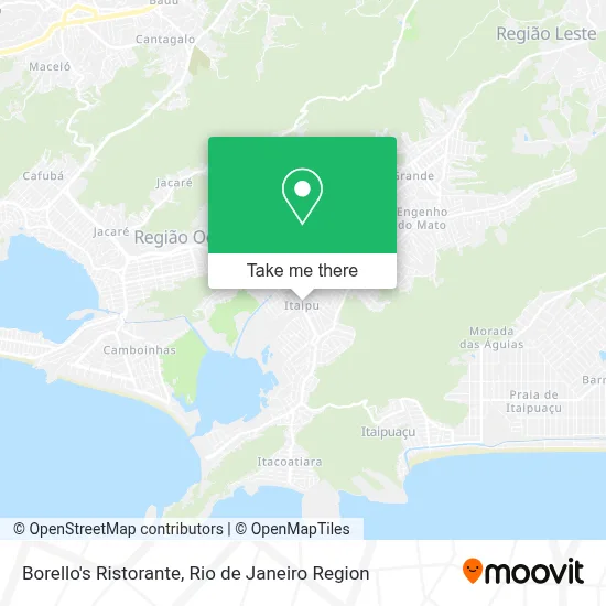Borello's Ristorante map