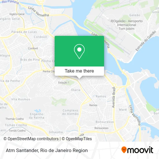 Atm Santander map