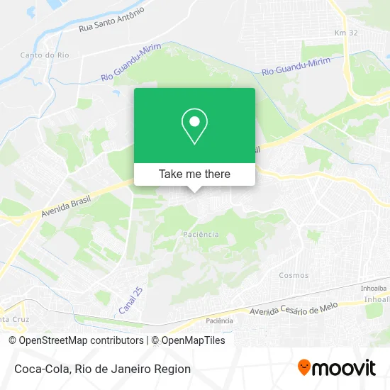 Coca-Cola map