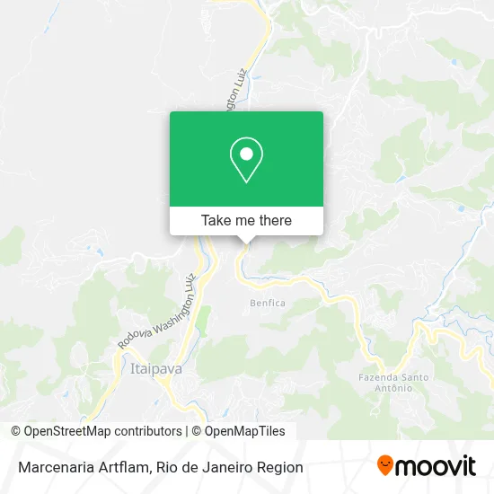 Marcenaria Artflam map
