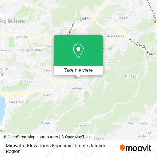 Minivator Elevadores Especiais map